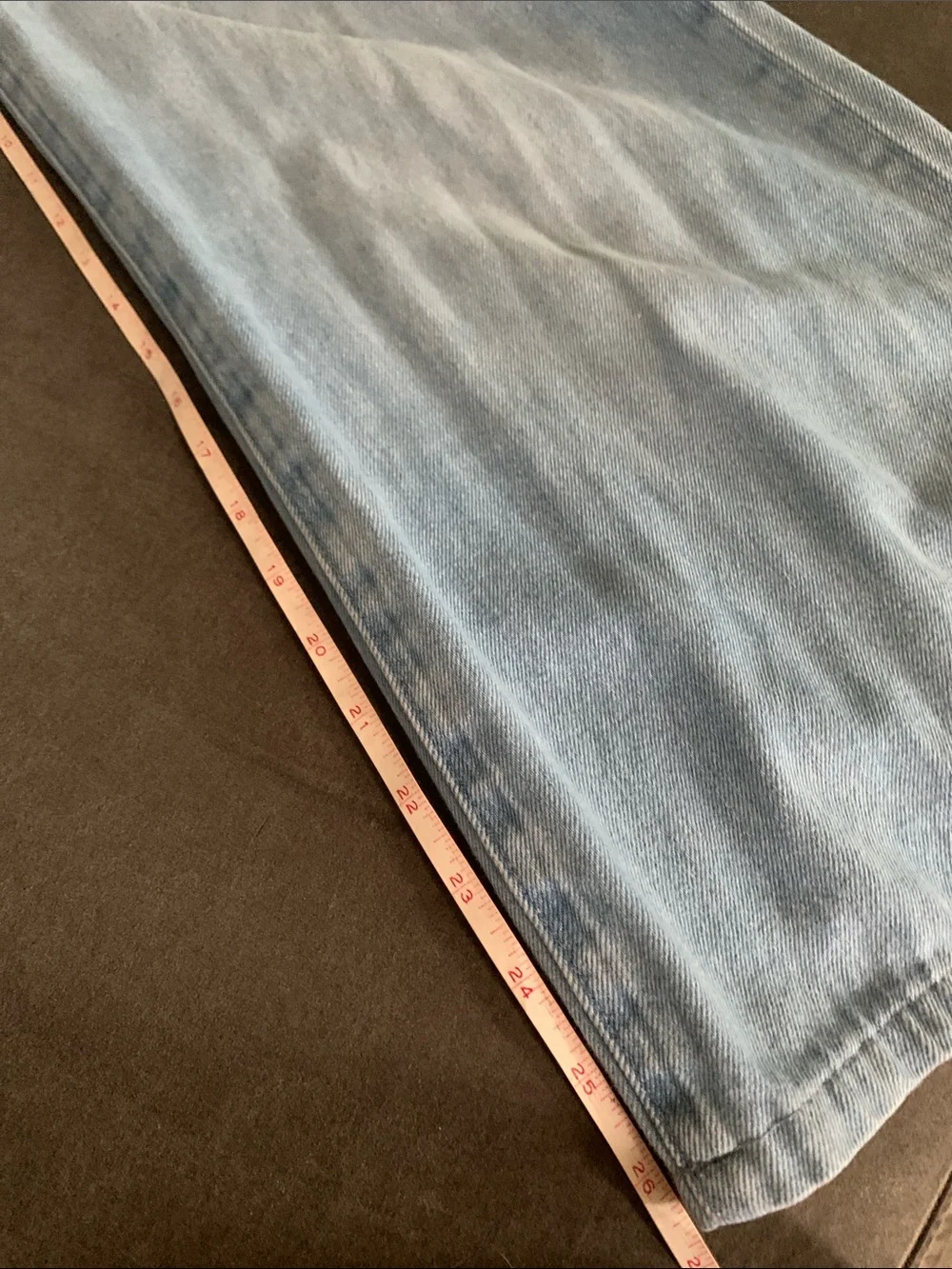 Uniqlo Light Blue Wide-Leg Jeans - Picture 9 of 14